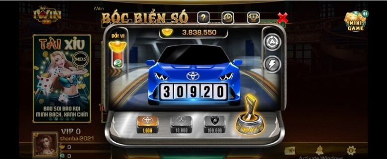 Mini Game bốc biển số Iwin