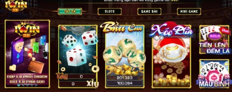 Giao diện đẹp chứng tỏ Iwin uy tín