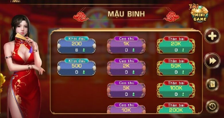 Sảnh chờ game bài tại Iwin