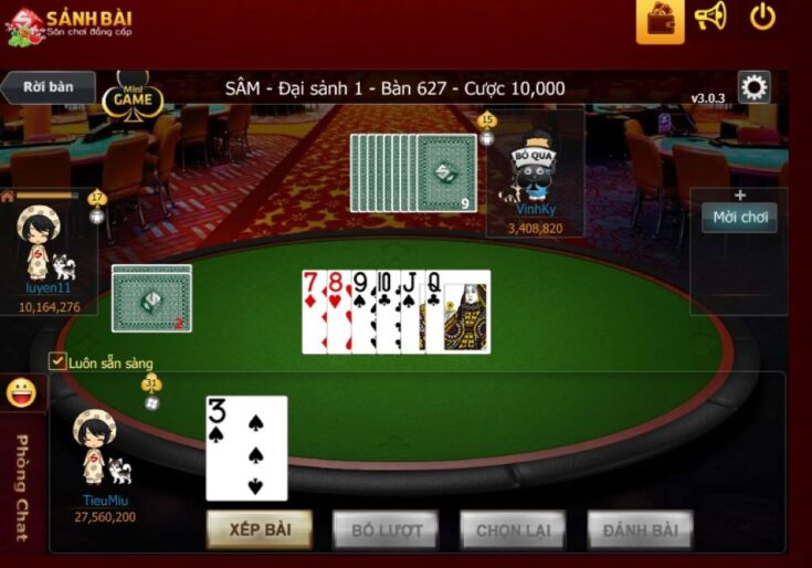 Cách chơi Sâm Lốc theo quy định phạt đền